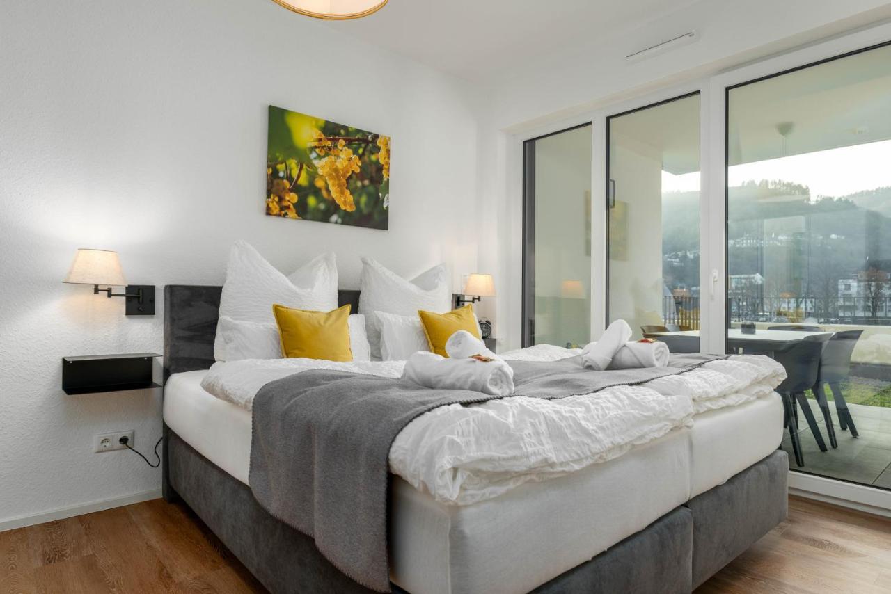 Vivamosel: Appartement Mit Mosel & Burgblick - Balkon - Parken - Aufzug - Fahrradraum Кохем Екстер'єр фото