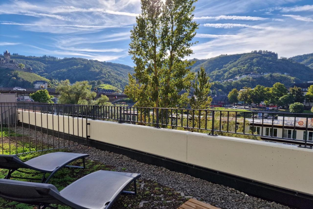Vivamosel: Appartement Mit Mosel & Burgblick - Balkon - Parken - Aufzug - Fahrradraum Кохем Екстер'єр фото