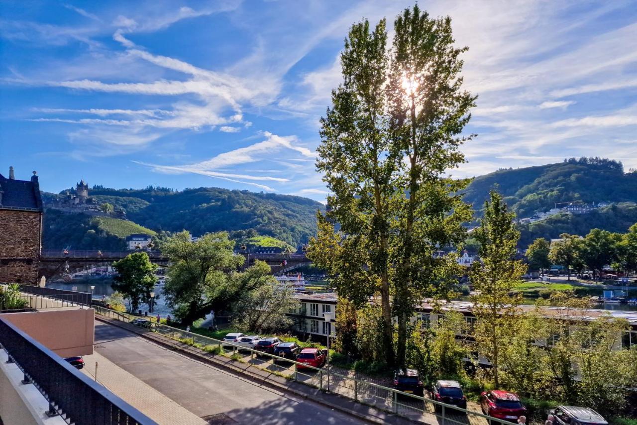 Vivamosel: Appartement Mit Mosel & Burgblick - Balkon - Parken - Aufzug - Fahrradraum Кохем Екстер'єр фото